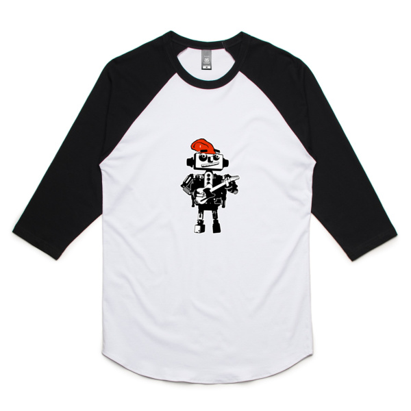 RoboShirt - Mens Raglan Tee Thumbnail