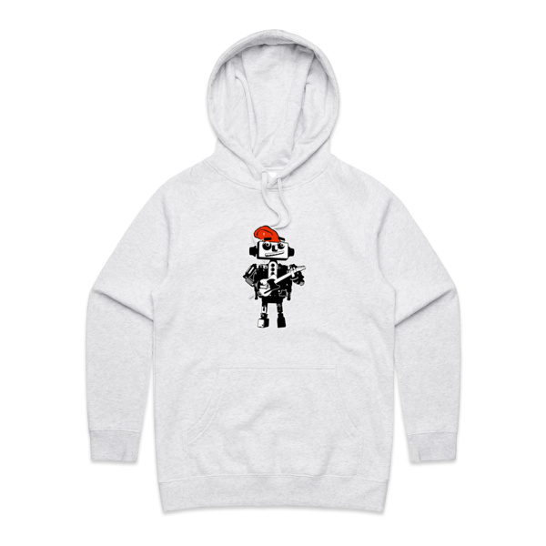 RoboShirt - Womens Supply  Medium Weight Hood Thumbnail