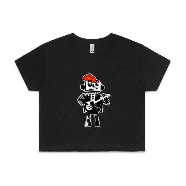 RoboShirt - Womens Crop Tee Thumbnail
